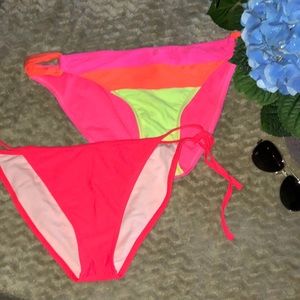 Two! Neon Pink 👙 Bottoms